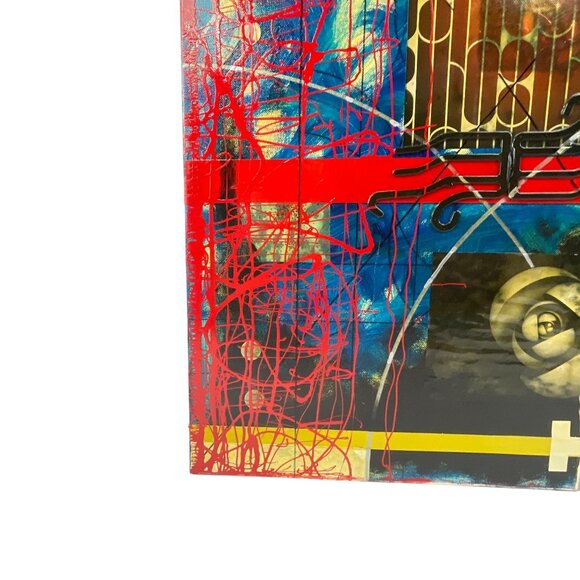 Trevor Williamson "Digital Void Tattoo" Limited Edition Canvas Abstract Art - Picture 8 of 13